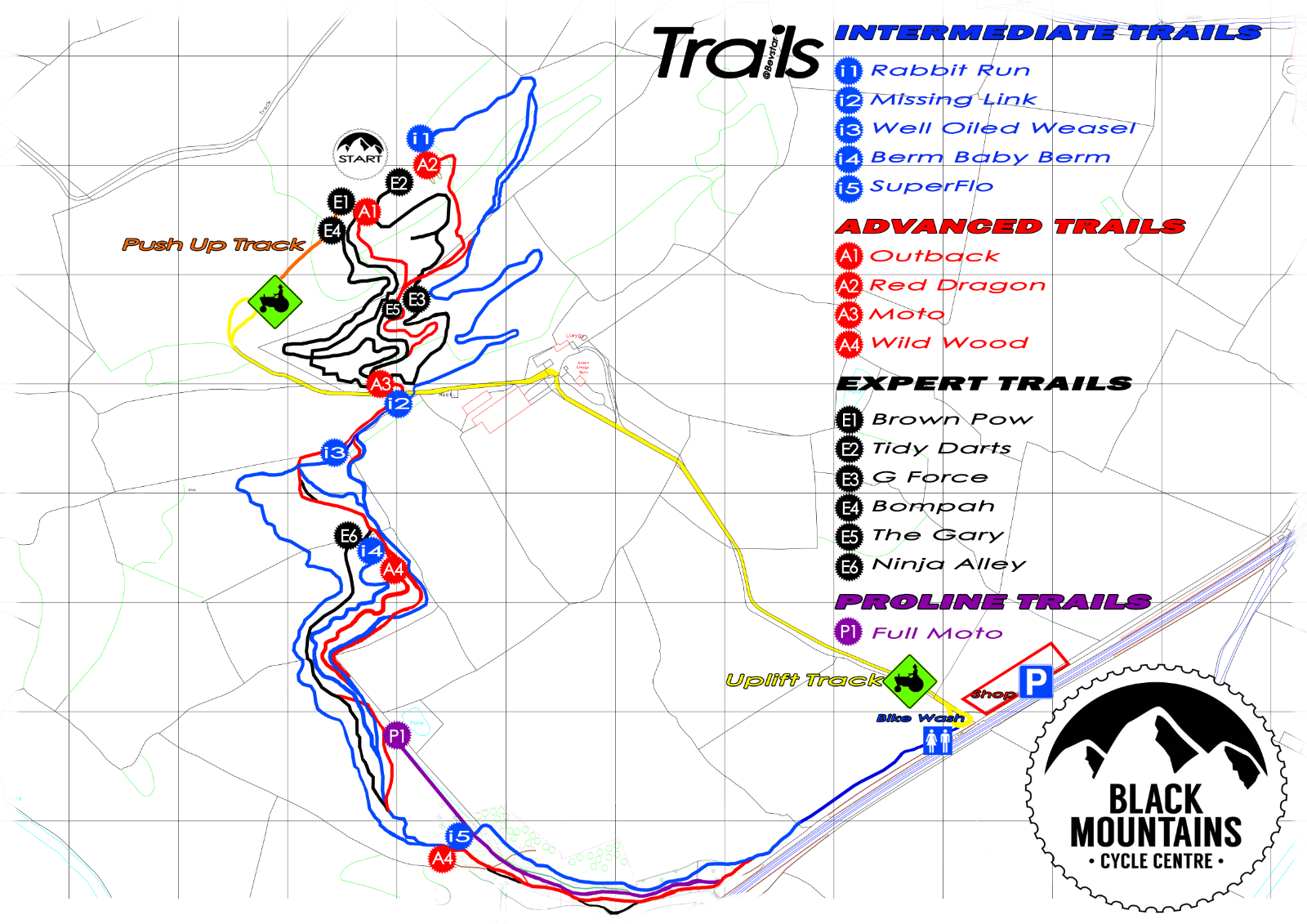 BMCC Trail Map 2021